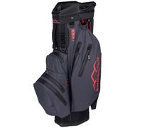 2025 Sun Mountain H2NO Lite Waterproof Golf Cart Bag (Black/Steel/Red)