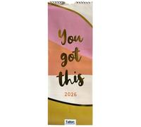 2025 Super Slim Month to View Spiral Bound Hanging Wall Calendar Home Office (TWENTY TWENTY TWO)