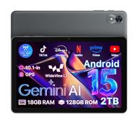 2025 Tablet Android 15, OYEFIT T10 Tablet 10.1 inch,18(6+12) GB+128GB+2TB Expandable Tablets with Speed 2.0 GHz,1280x800 HD IPS,FM Radio, 5000mAh,WiFi6,GPS,Bluetooth,Travel Gift,Kids Space,YT Kids