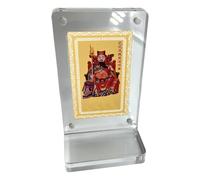 2025 Tai Sui Card - Copper Snake Year Card, General Wu Sui Protection | Gold Finish Feature, Decor & Blessing Home Desk Use With Red Box And Stand