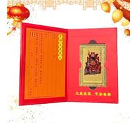 2025 Tai Sui Card for Year of the Snake Chinese Feng Shui Protection and Luck Card Powerful Fortune Amulet for Success and Wealth Taoist Buddha Card (8 x 5 cm)