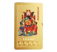 2025 Tai Sui Card for Year of the Snake, Tai Sui Amulet, Feng Shui Protection and Luck Card, Traditional Chinese Feng Shui Amulets Cards Copper, Chinese Lunar New Year of The Snake Collectibles