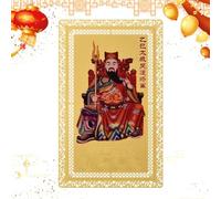 2025 TAI SUI CARDS-Copper Traditional Chinese Lucky Ornament, Auspicious Snake Card Year Chinese New Year Card for Home Decoration Tai Sui Cards of the Snake