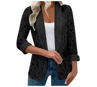 2025 Tailored Women's Jacket Paired with a Plain Lace Cut-Out Shirt Coat Women's Weatherproof, black, L
