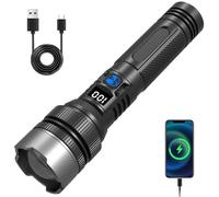 2025 The Ultimate Survival Flashlight,Led Rechargeable Tactical Flashlights High Lumens,Waterproof Zoomable Emergencies Handheld Spotlight For Camping,Linternas Led Recargables De Alta Potencia (1PCS)