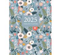 2025 Therapist Planner: Weekly and Monthly, 15 Minutes Increment Appointment, 8 AM To 9 PM