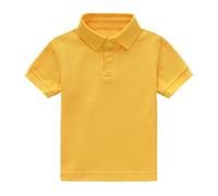 2025 - Toddler Boys Girls Short Sleeve Summer Casual Solid Gentleman Tops Holiday Shirts T-Shirt Children's Shirts Toddler Boys Girls Short Sleeve Summer Casual Solid Comfy