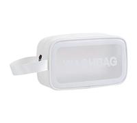 2025 Toiletry Bags for Women Waterproof Cosmetic Organizer Beach Storage Transparent Toiletry Bag Thick PVC Zippered Handbag Travel Accessory PVC Waterproof Makeup Bag for Women and Girls (White)