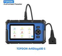 TOPDON OBD2 Code Reader Scanner ArtiDiag600S, 9 Reset Service for Oil/BMS/ABS/SAS/EPB/DPF/TPMS/Throttle/Injector Coding, ABS/SRS/Engine/Transmission Car diagnostic tool, Free Lifetime Upgrade