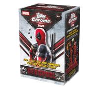 2025 Topps Chrome® Deadpool - Value Box (contains 4 cards per pack, 7 packs per box).