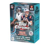 2025 Topps Chrome® Football - Value Box (contains 4 Cards Per Pack. 7 Packs Per Box).