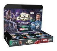 2025 Topps Marvel Studios Chrome - Factory Sealed - Hobby Box - Look for Autographs and Sketches