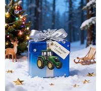 2025 Tractor Advent Calendar for Kids - 24 Days Christmas Countdown, 24PCS 2D Acrylic Mini Tractor Pendants, Farm-Themed Xmas Decoration, Holiday Party Window Gift for Tractor & Farm Lovers