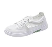 2025 Trainers, Women's Sports Shoes, Summer Mesh, Breathable, Lightweight Walking Shoes, Plain, Slip-On Soft Sole, Comfortable Trainers, Outdoor Running, Casual Jogging Shoes with Laces, EU 34-39