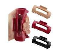 2025 Trending Cloud Clips 4.2"- Soft Silicone Non Breakable Hair Claw Clips for Women, Non-Slip Strong Hold Unsnappable Flexible for Thin/Thick/Curly Hair, All-Day Comfort (Multicolor)