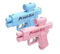 2025 Trending Prank Water Gun - Two-Way Surprise Spray, Prank Squirt Gun for Adults & Teens - Office, School, Pool Pranks - Stress Relief Fun (Blue/Pink)