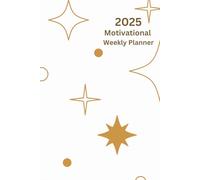 2025 Trendy Motivational Planner - Weekly Schedule Book with Positive Quotes & Goal Setting