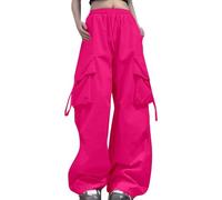2025 Trousers Cargo Pants Women Baggy Parachute Pants Woman Mutil Pockets Loose Fit Casual Pants for Women
