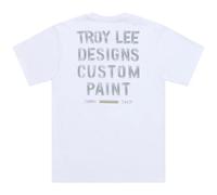 2025 Troy Lee Designs T-Shirt Paint Shop Motocross or MTB TShirt White All Sizes