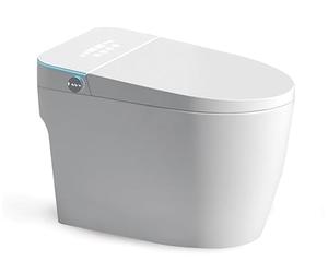 2025 TruClean Redolence Smart Toilet - Bathroom, Bidet, Self Cleaning! Easy Install - Eco Power Save - Stainless Nozzle - Warm Dry and Water- Heated Seat - Auto Open - Auto Flush - Non Touch Operation