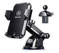 [2025 True Military-Grade] Car Phone Holder VANMASS [Upgraded Strongest Suction & Clip] Cell Phone Mount for Dashboard Windshield Vent,Truck Cradle Stand for iPhone 16 Pro Max 15 14 13 Samsung Android
