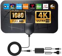 2025 TV Antenna Digital Indoor Outdoor- Supports 8K 4K 1080P, 1500+ Miles Long Range HDTV Antenna, for Smart TV, Amplified HDTV for Free Channel-32FT Coax Cable