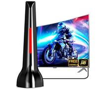 2025 TV Antenna for Smart TV for Local Channels,TV Antenna Indoor for Long Range Reception, Digital Antenna for Easy Installation and All Smart/Old TVs (Red)