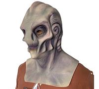 2025 UFO Alien Headgear Latex Full Face Mask Cosplay Costume Props for Halloween Party