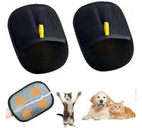 2025 Update Pet Hair Remover Gloves, Static Removal Gloves for Pet Hair,Reusable Double Sided Electrostatic Pet Hair Remover for Couch, Furniture,Carpet,Pet Grooming (2PCS)