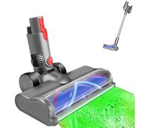 2025 Updated Dust Detect Vacuum Attachment Part for Dyson V15, V11, V10, V8, V7, G5, Brush Head with Full-Area Green LED Light, Ideal for Hardwood Floors & Short-Pile Carpets