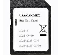2025 Updated Mpas Navigation SD Card Compatible with M-da 3 2024/Cx-30 2024/ Cx-5 2024-2025/ Cx-90 2023-2025USA/CAN/MEX Maps