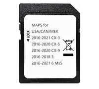 2025 Updated SDHC Navigation SD Card Accessory for 2016-2021 Mazda CX-3, 2016-2020 CX-5/CX-9 US/Canada/Mexico Maps - BHP166EZ1N