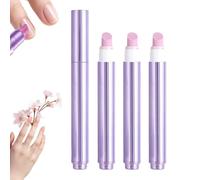 2025 Upgrade 3 in 1 Nail Care Pen, Cuticle Oil Pens for Nails, Cuticle Pusher Nail Oil Pen with Ceramic Tip, Moisturize Strengthen Brighten Nails Care (3pcs)
