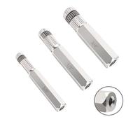 2025 Upgrade 3-Piece Internal Pipe Wrench Set, Pipe Nipple Extractor Set with Bottom Hex Notch, 3/8", 1/2" and 3/4" Pipe Capacity, Perfect for Allen Wrench Tools, Easy Internal Grip to Extract Nipples