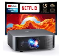 [2025 Upgrade] 4K Short Throw Projector, 1200 ANSI, Smart TV OS Compatible with Netflix/Prime Video, TOF Auto Focus, Dolby Audio, KOGATA Portable Outdoor Movie Projector for Home Cinema