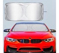 2025 Upgrade Car Windshield Sun Shade Foldable for Front Window, Front Windshield Sunshade Sun Blocker Keep Interior Cool, Automotive Sun Screen Prevent Dashboard Fade (150 * 70cm/59’’x27.56‘)