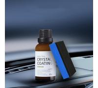 2025 Upgrade Crystal Coating for Car, Plastic Parts Crystals Coating, Plastics Parts Crystal Coating Plastic Restorer with Spong, Long Duration Refurbish Coatings Agent for Automotive Plastics