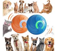 2025 Upgrade Dog Ball - USB Rechargeable Vibrating & Auto-Bouncing Interactive Pet Toy, Smart Shaking Ball for Small Medium Large Dogs, Durable Chew-Proof Puppy Toy (Blue+Orange)