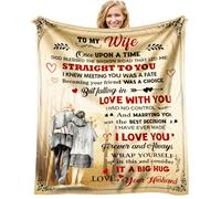 [2025 Upgrade]Gifts for Wife Anniversary Wedding Gifts for Women Mothers Day Valentine Christmas Birthday Gifts for Wife from Husband Marriage Gifts for Wife Romantic Gifts for Throw Blanket 50x60