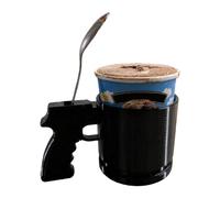 2025 Upgrade Gun-shaped Ice Cream Pint Holder, Reusable Cozy Beer Can Holder, 16 Oz Ice Cream Holder Pop Cups for Ben & Jerry Ice Cream, Talenti Ice Cream, Häagen-Dazs (Style C)