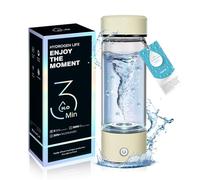 2025 Upgrade Hydrogen Water Bottle 8.0【3000 PPB (3X Standard) via SPE/PEM Tech】Hydro Water Bottle 100% Leak Proof【8-Hour Nanobubble Clustering - H₂ Persistence】NCE Nano-Electrolysis 99.99% H₂