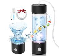 2025 Upgrade Hydrogen Water Bottle【International Certification 5000+ PPB】【Triple-Lock H₂ Tech 9h Retention】Hydro Water Bottle 100% Leakage proof PEM/SPE Technology Produces A-white