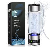 2025 Upgrade Hydrogen Water Bottle【NO.1 Double Hydrogen Content】420ml Hydrogen Water Bottle 【Hydrogen Content 3000PPB】Heavy Metals Improve Water in 3 Min