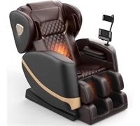 2025 Upgrade Massage Chair, Full Body Massage Chair with 10 Fix Points, Heating, Foot Massage, Auto Modes, Bluetooth Speaker, Touch Screen Controller, Zero Gravity Home Office