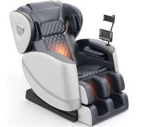 2025 Upgrade Massage Chair, Full Body Massage Chair with 10 Fix Points, Heating, Foot Massage, Auto Modes, Bluetooth Speaker, Touch Screen Controller, Zero Gravity Home Office