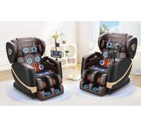2025 Upgrade Massage Chair, Full Body Massage Chair with 10 Fix Points, Heating, Foot Massage, Auto Modes, Bluetooth Speaker, Touch Screen Controller, Zero Gravity Home Office