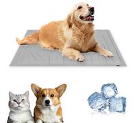 2025 Upgrade Pet Dog Cooling Mat, Dog Cooling Mat, Portable Pets Cool Bed for Summer for Dogs Cats, No Water Needed, Non-Slip Washable, Ideal for Summer Indoor Outdoor Use(Large)