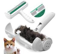2025 Upgrade Pet Hair Remover and Reusable Lint Roller - ChomChom Cat and Dog Hair Remover for Furniture, Couch, Carpet, Clothing and Bedding - Portable, Multi-Surface Fur Removal Tool