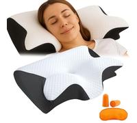 2025 Upgrade Pillow, Neckhaven Pillow Hospitality Collection, Neck Haven Hotel Edition Pillows, Neckhavens Cervica Sleep Pillows for Snoring, Neck Pain Relief (Black)