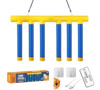 2025 Upgrade Reflex Challenge Game, Drop The Stick Challenge Game, Hand Eye Coordination Training Toy, Upgrade Remote Control 3 Adjustable Speed (Yellow)